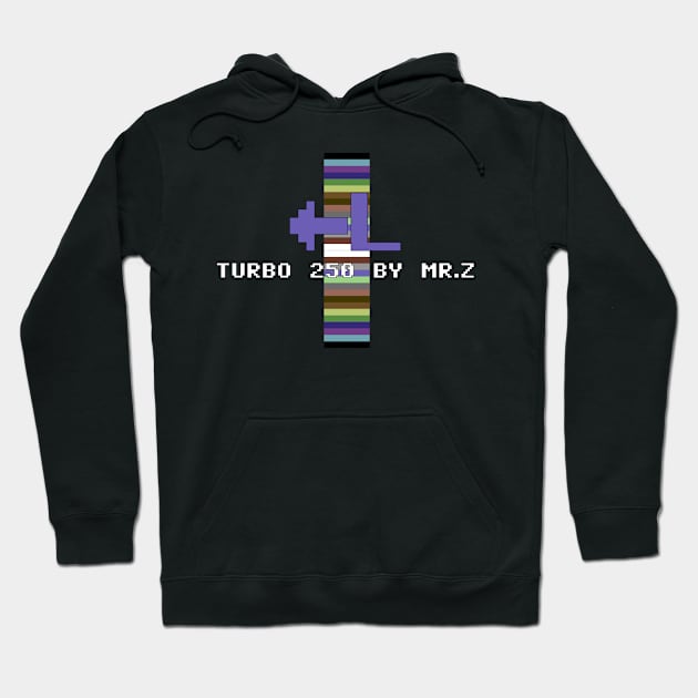 Turbo 250 (C64) Hoodie by PSN